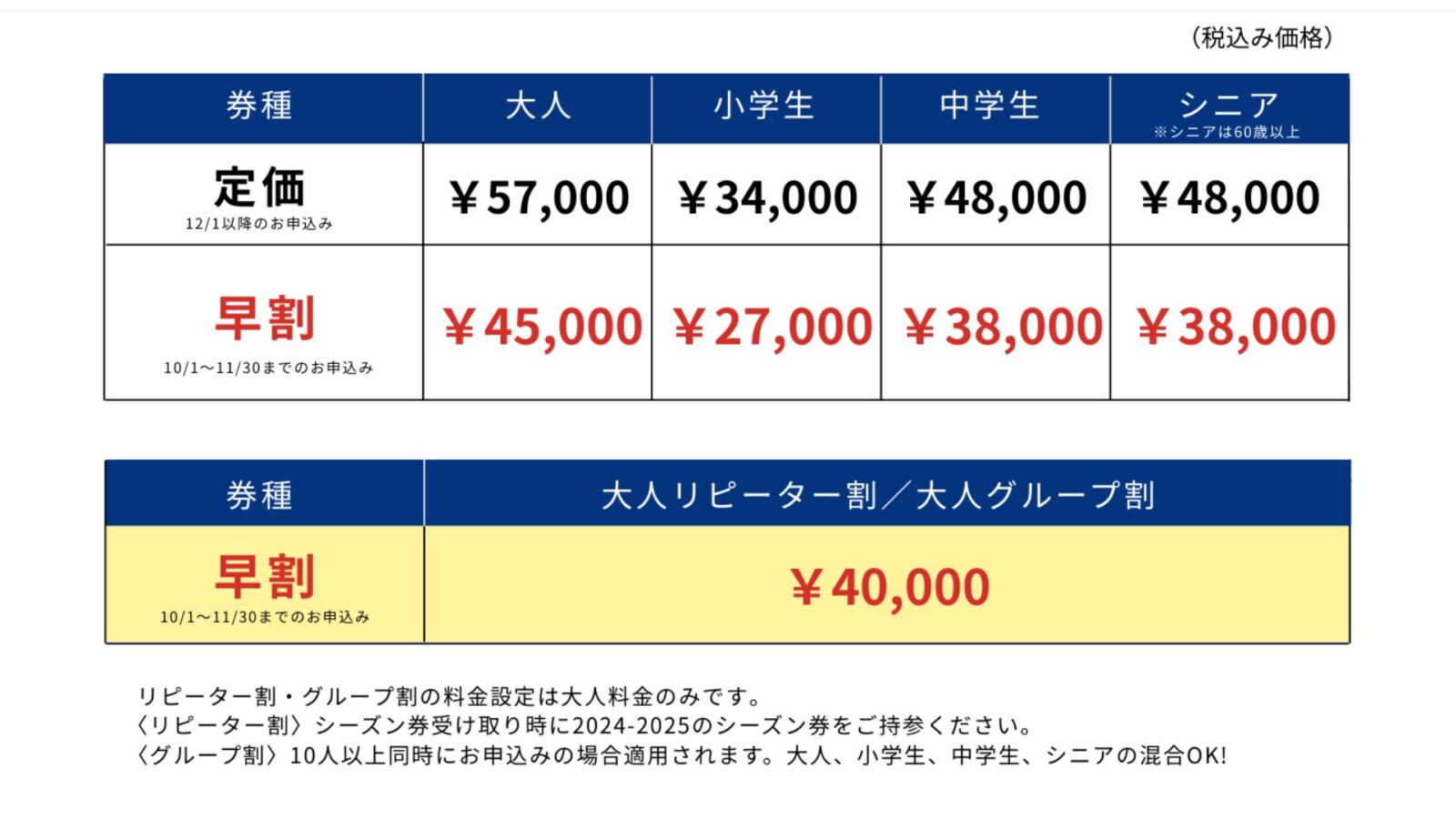 早割価格】シーズン券・リフト券販売について | アルペンブリック